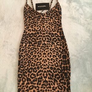 Leopard print dress